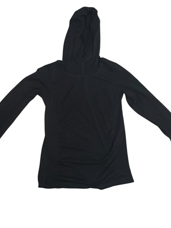 Athleta Tops - VGUC EUC Athleta Black Hooded Performance Long Sleeve Top XL
